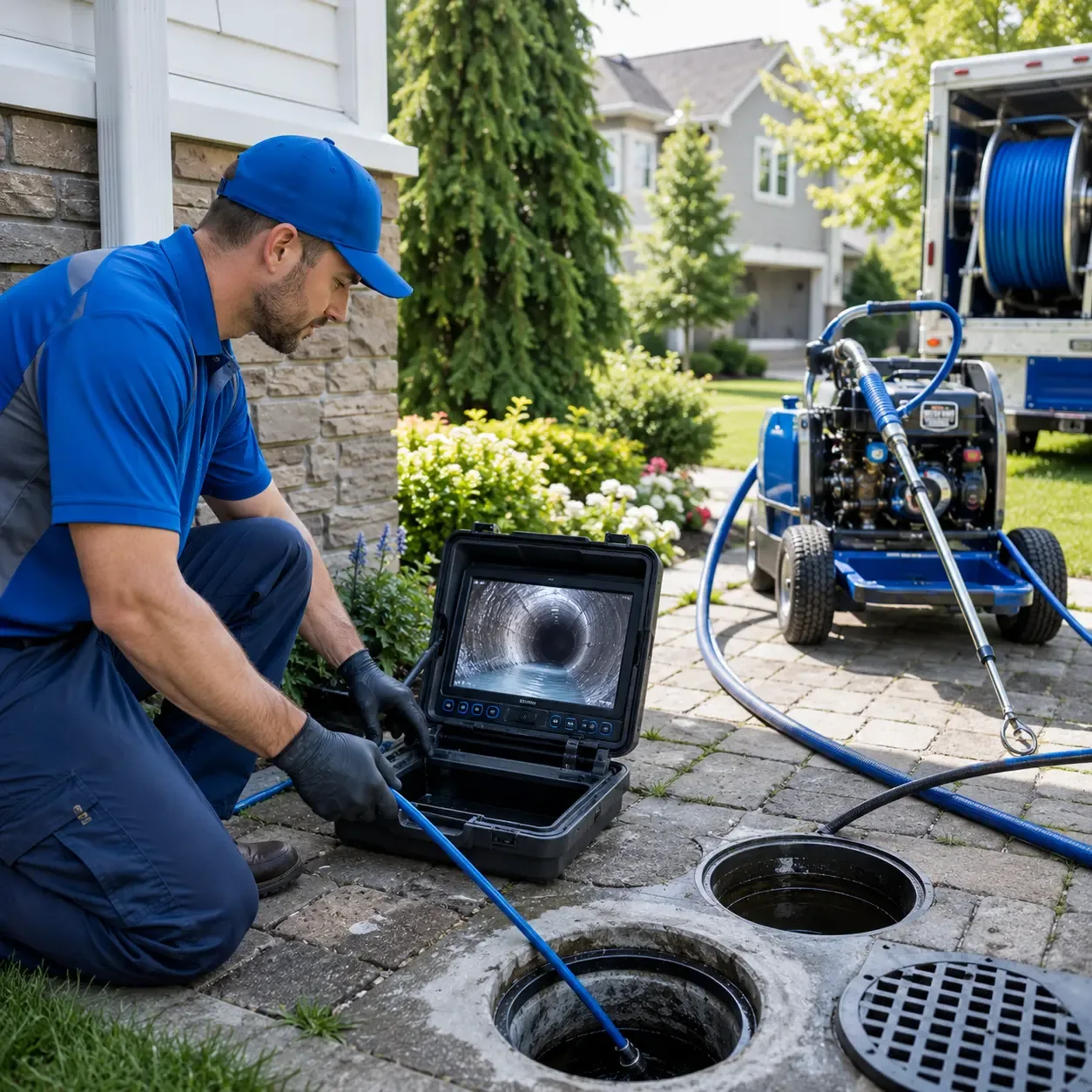 Outdoor drain cleaning professionals serving Hundred, WV