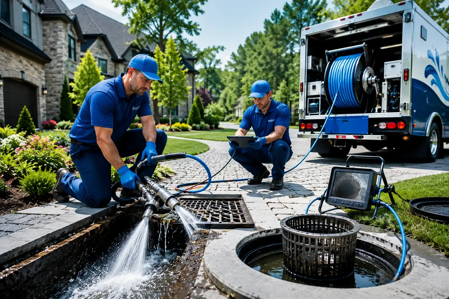 Local outdoor drain cleaning professionals in Hundred, WV