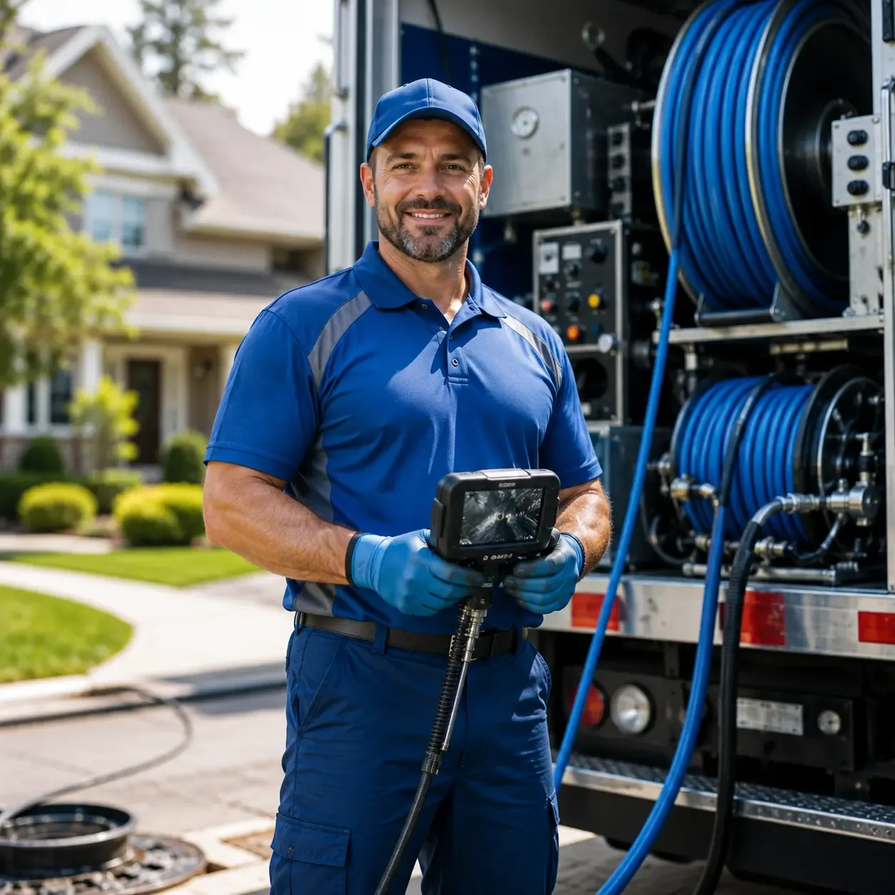Local outdoor drain cleaning specialists in Hundred, WV